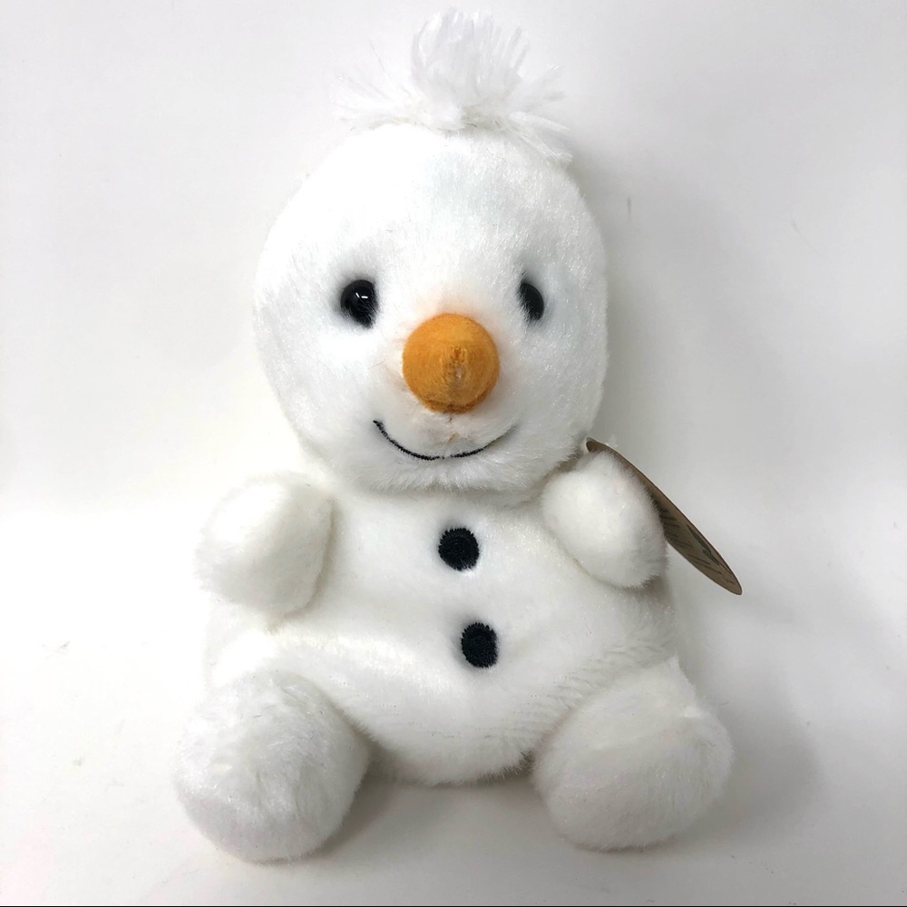 Aurora Palm Pals - Snowman Plush Toy 5” - Picture 1 of 4